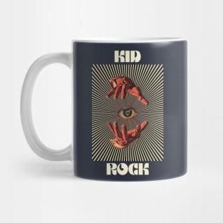 Hand Eyes Kid Rock Mug